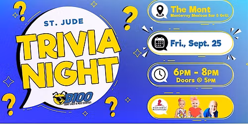 B100 St. Jude Trivia Night