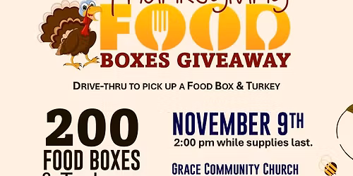 Thanksgiving Food Boxes Giveaway