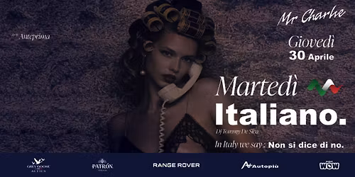 Anteprima Marted\u00ec Italiano \u2022 Mr. Charlie \u2022 Lignano Sabbiadoro