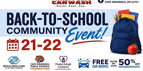 Back to school community event