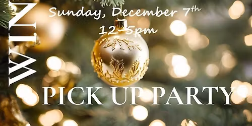 Member Holiday Pick Up Party