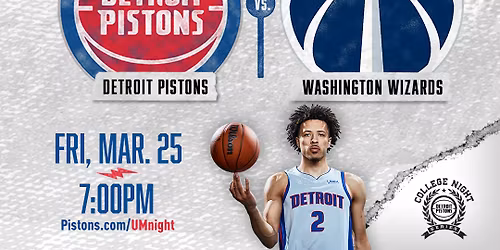 Detroit Pistons at Washington Wizards at Capital One Arena