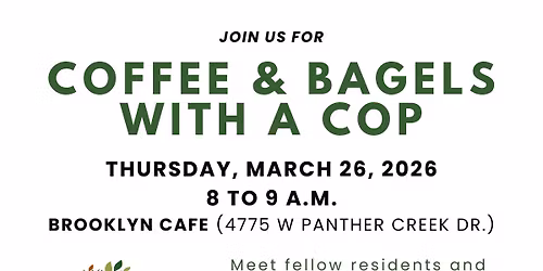 Coffee and Bagels with a Cop