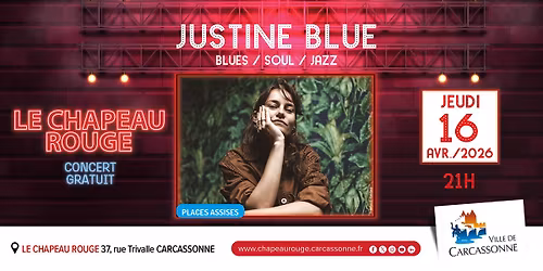 Gratuit \u2022 Justine Blue - Chapeau Rouge \/ Carcassonne