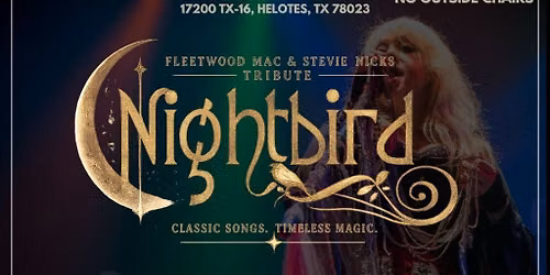 Nightbird - Fleetwood Mac and Stevie Nicks Tribute at Josabi\u2019s - Helotes