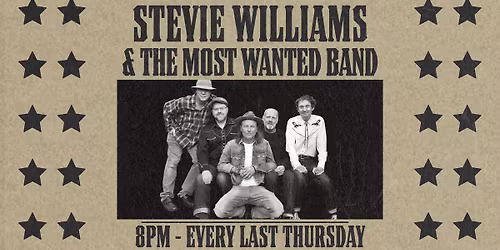 Stevie Williams & The Most Wanted Band Live at The Carlton Club