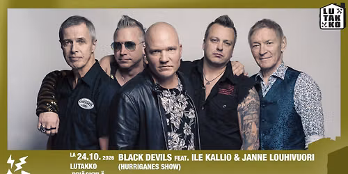 Black Devils feat. Ile Kallio & Janne Louhivuori (Hurriganes Show) \/ Lutakko