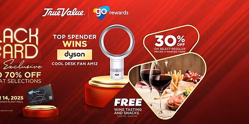 BLACK CARD EXCLUSIVE AT POWERPLANT MALL