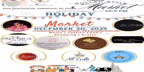 A Gullah Style Market_Holiday Market