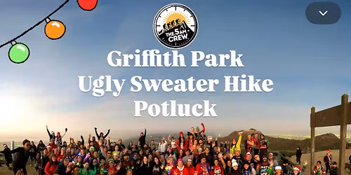 Griffith Park Ugly Sweater Hike Potluck