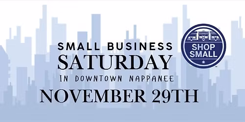 Small Business Saturday in Nappanee, IN