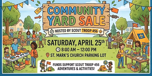 Scout Troop 456 Community Yard Sale