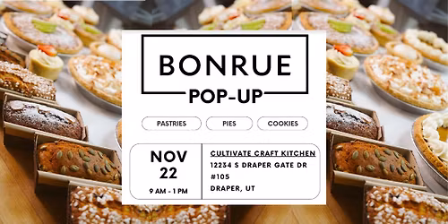 Bonrue Bakery Draper Pop-Up