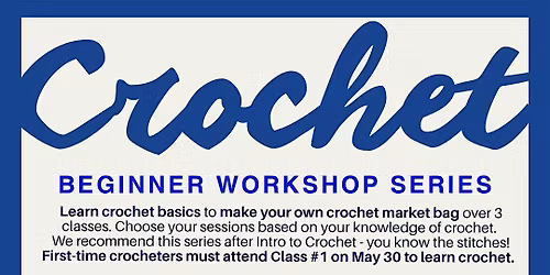 Learn to Crochet - Market Bag Series with Knot Okay Club