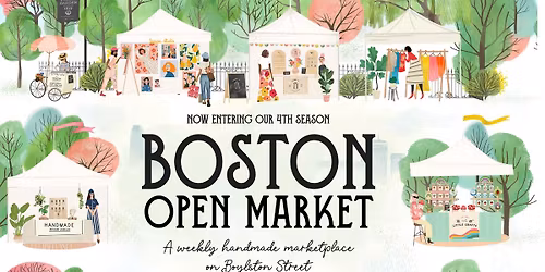Opening Day at the Boston Open Market