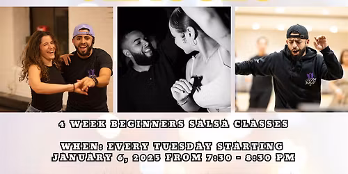 SALSA DANCE CLASSES (4 WEEKS)
