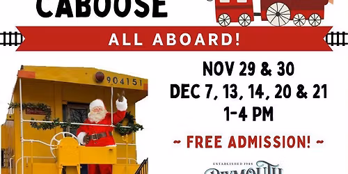 Santa in the Caboose