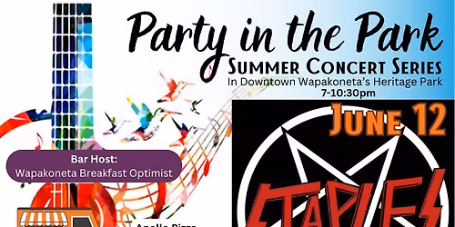 Wapakoneta Party in the Park Concert Series - June 12