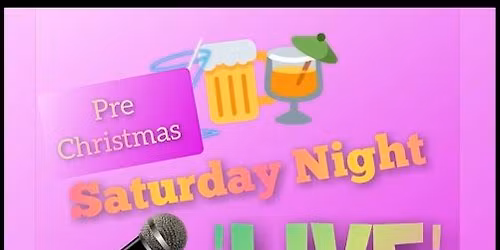 Pre Christmas Saturday Night LIVE - Back By Poplular Demand - The Fantastic CHRIS PERRY - 