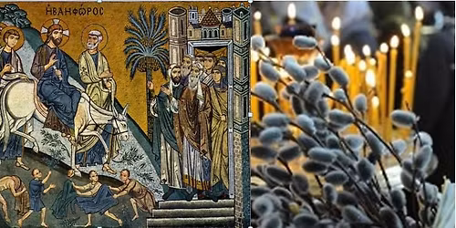 \u0421\u043b\u0443\u0436\u0431\u0430 \u0411\u043e\u0436a: \u0412\u0445\u0456\u0434 \u0413\u043e\u0441\u043f\u043e\u0434\u043d\u0456\u0439 \u0432 \u0404\u0440\u0443\u0441\u0430\u043b\u0438\u043c. \u0412\u0435\u0440\u0431\u043d\u0430 \u041d\u0435\u0434\u0456\u043b\u044f.