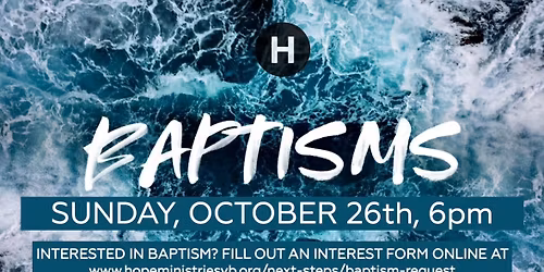 Baptism Sunday