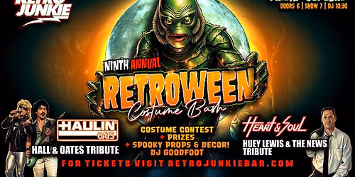 RETROWEEN w\/ Hall & Oates + Huey Lewis & The News Tributes & MORE!