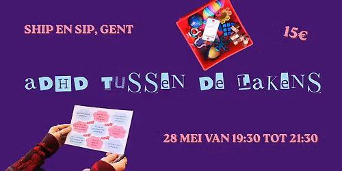 ADHD Tussen De Lakens Workshop