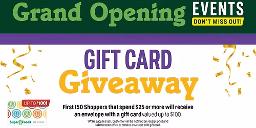 Grand Opening | Natchitoches, LA (#614) | Gift Card Giveaway