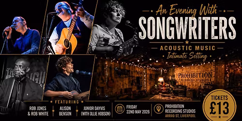 Rob Jones & Rob White, Alison Benson, Junior Dayvis & Ollie Hobson Live