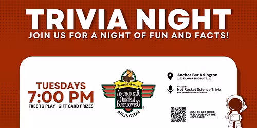 Trivia Night at Anchor Bar in Arlington