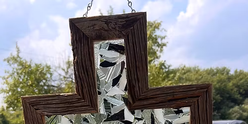 Mosaic Cross class (Make and pick up class) cost $75