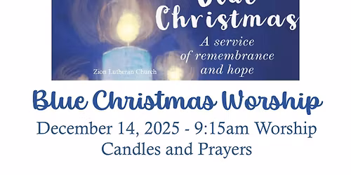 Blue Christmas Worship