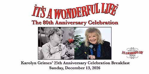 Karolyn Grimes\u2019 25th Anniversary Breakfast Celebration