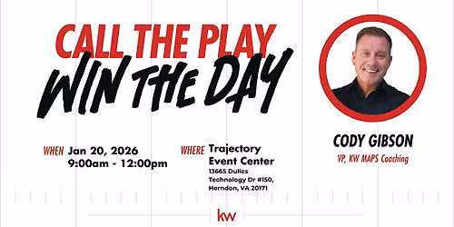 Call the Play, Win the Day Roadshow with Cody Gibson