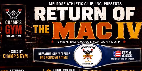 Return of the MAC IV- Boxing Against Gun Violence