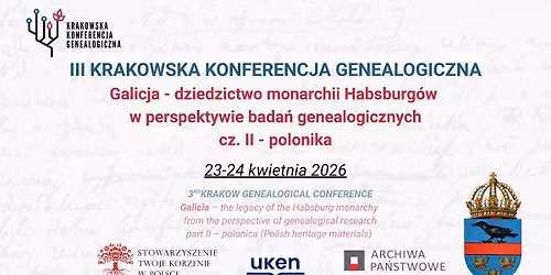 III KRAKOWSKA KONFERENCJA GENEALOGICZNA