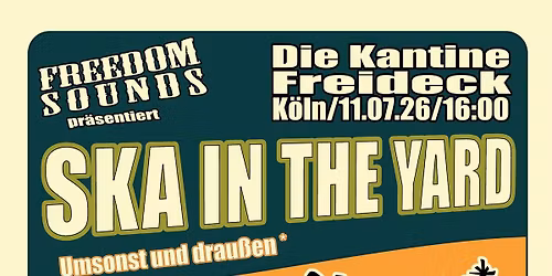 Ska in the Yard - Umsonst und drau\u00dfen