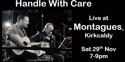 Live at Montagues, Kirkcaldy