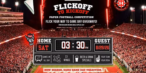 Flickoff to Kickoff: A Paper Football Competition at Bears Smokehouse BBQ