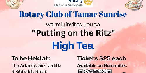 High Tea Fundraiser at "The Ark", St Leonards