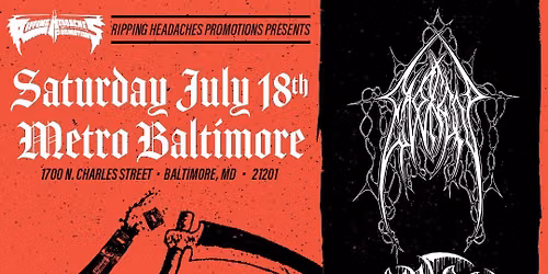 EVOKEN w\/ Demiser, Ancient Death, Kontusion, Lathe and DJ Filth Hound @ Metro Baltimore