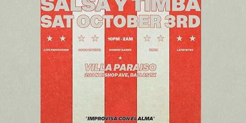 NOCHE DE SALSA Y TIMBA