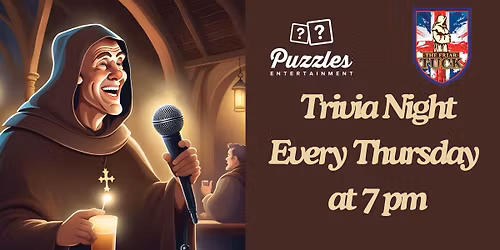Trivia by Puzzles Entertainment - Every Thursday at 7 PM