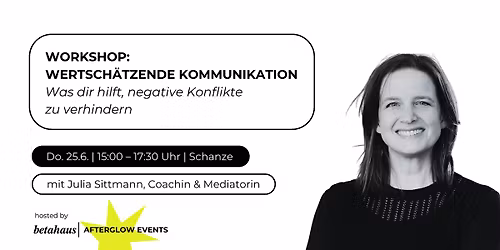 betahaus Afterglow | Wertsch\u00e4tzende Kommunikation w\/Julia Sittmann
