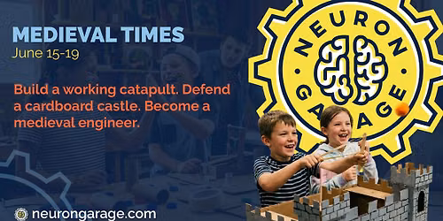 Medieval Times: Castles & Catapults | 5 to 12 year olds | Summer Camp