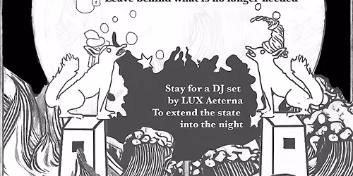 NEW MOON CEREMONY BY ARTIST SCARLETT ROUGE + DJ SET BY LUX AETERNA