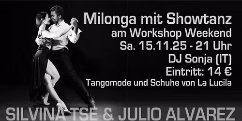 Milonga am Workshop Weekend