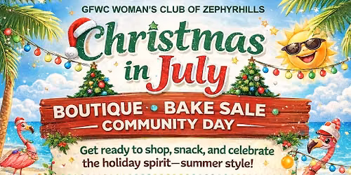 GFWC Woman's Club of Zephyrhills Christmas in July - Electronics Collection by Rocycle