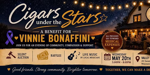 Cigars under the Stars - a Fundraising Benefit for Vinnie