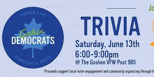 Goshen City Democratic Party Trivia Night